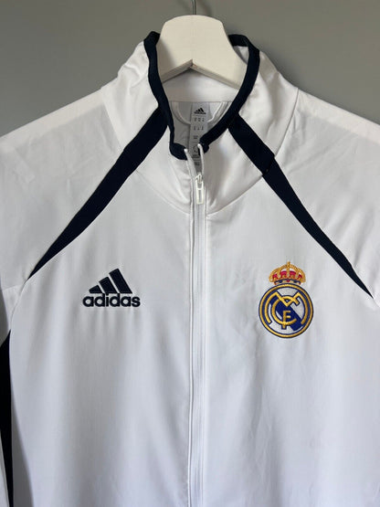 Real Madrid Jacket Teamgeist 2006x2021 White Soccer Adidas HA2537 Mens Size M