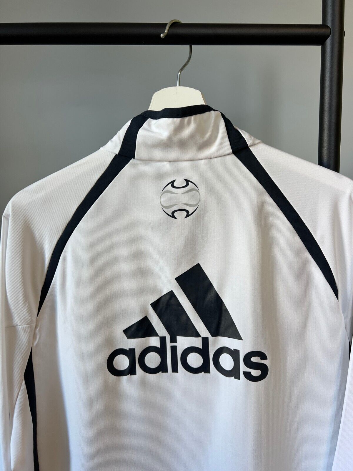 Real Madrid Teamgeist Jacket 2006 x 2021 White Soccer Adidas HA2537 Mens Size M