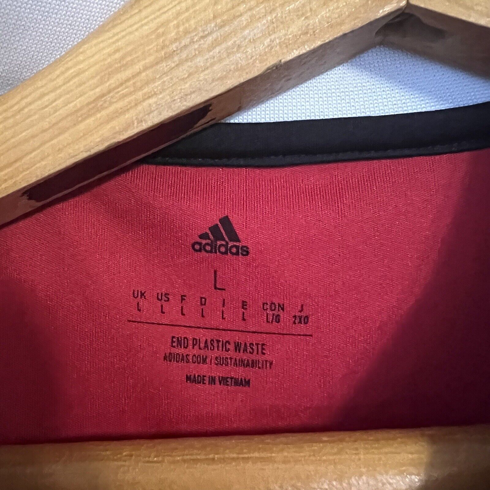 Manchester United Jersey 2022/23 Home Large Football Soccer Trikot Adidas H13881