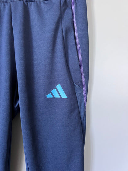 Argentina Tiro 23 Training Pants Blue Football Soccer Adidas HF3914 Mens Size XS
