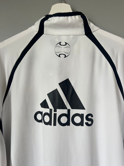 Real Madrid Teamgeist Jacket 2006x2021 White Soccer Adidas HA2537 Mens Size XXL