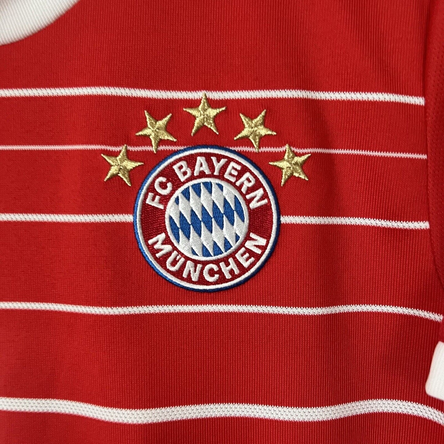 Bayern Munich Jersey 2022/2023 Home Small Mens Soccer Shirt H39900 Adidas