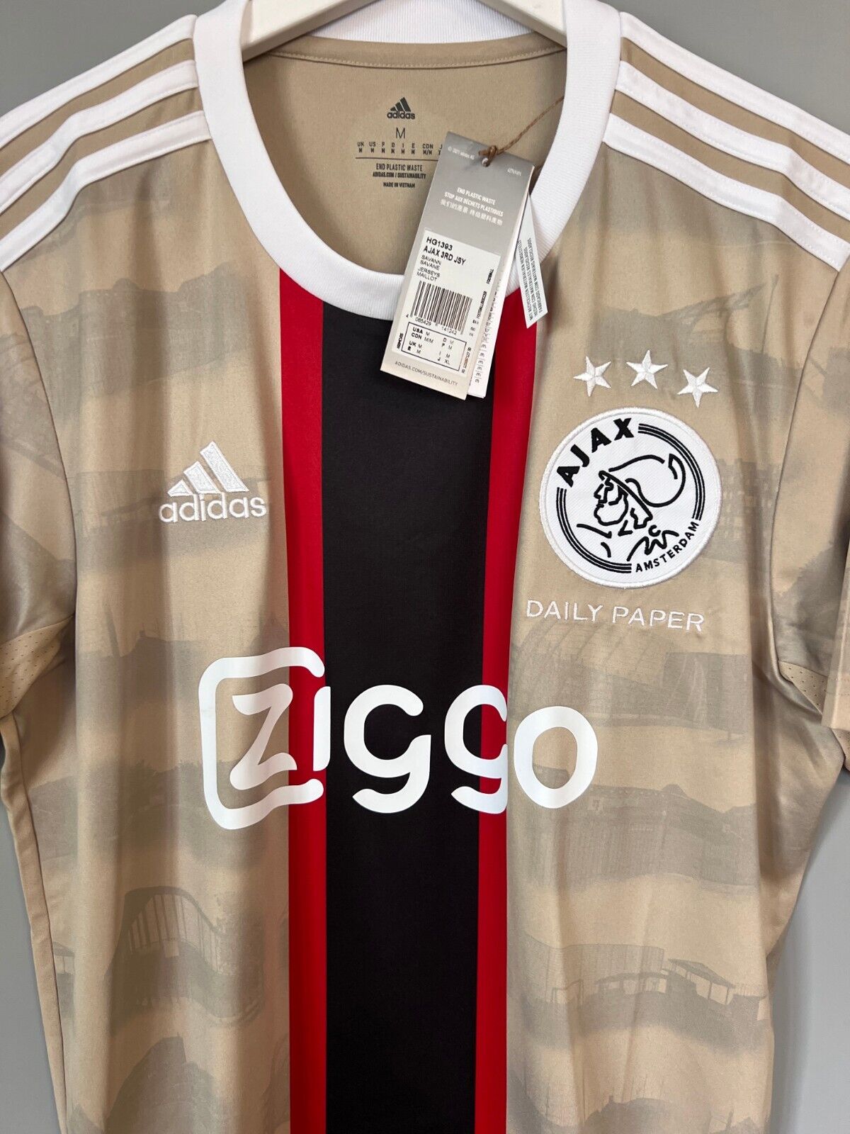 Ajax Amsterdam Jersey 22/23 Third Soccer Shirt Adidas HG1393 Mens Size M