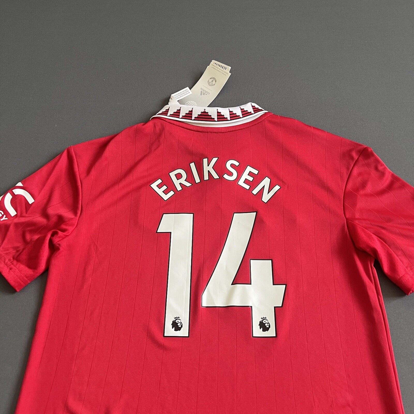 Eriksen Manchester United Jersey 22-23 Home Size M Boys Football Shirt Adidas