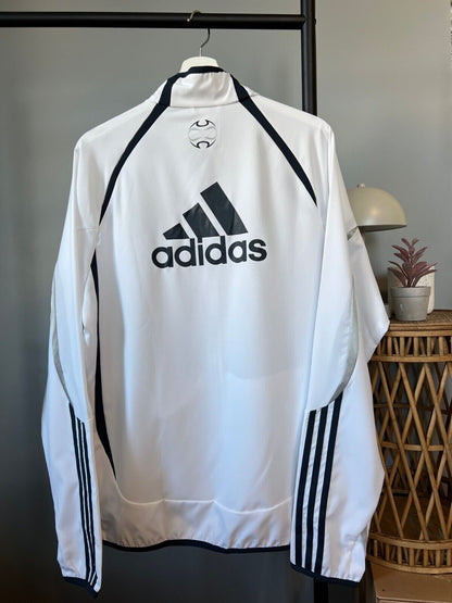 Real Madrid Teamgeist Jacket 2006 x 2021 White Soccer Adidas HA2537 Mens Size M