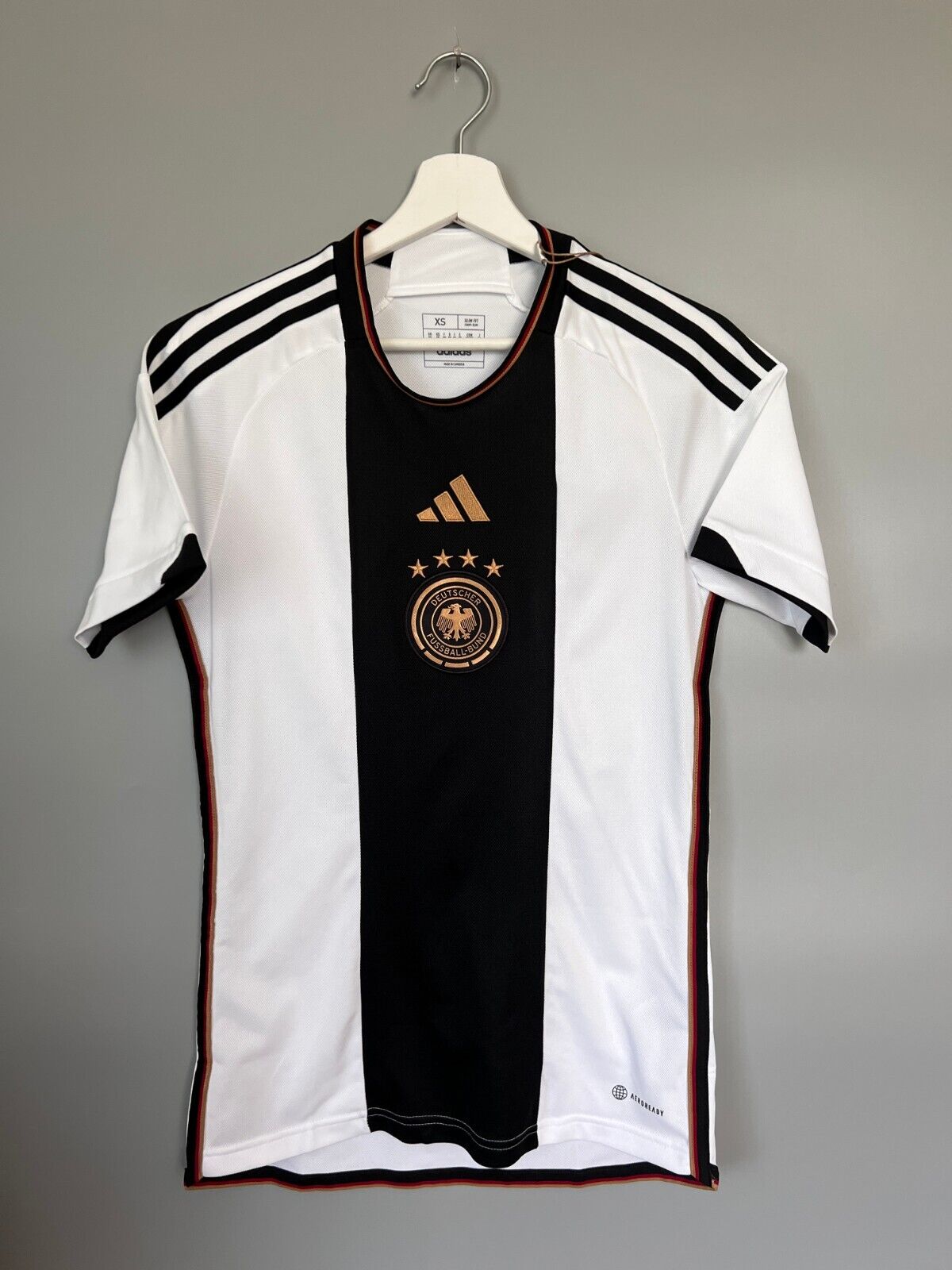 Germany Jersey 2023 Home Soccer Football Shirt Adidas HJ9606 Mens Size XS