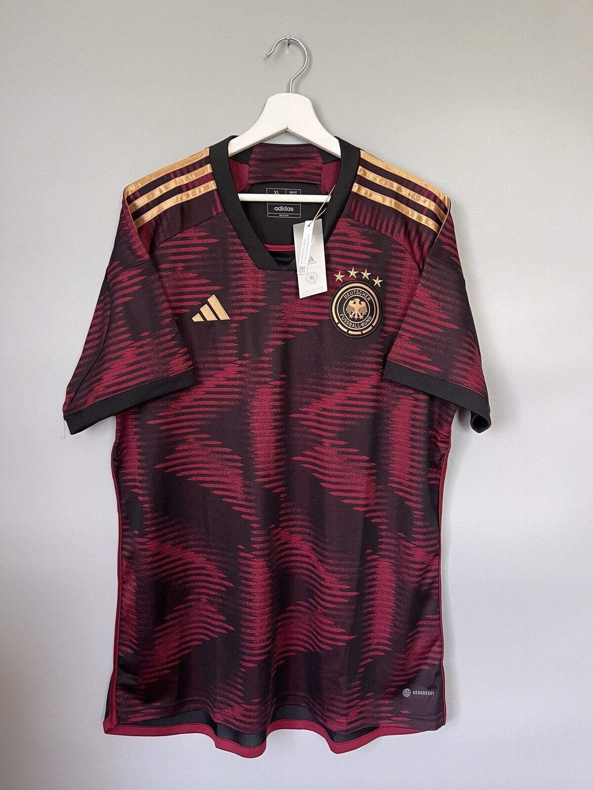 Germany Jersey 2023 Away Football Soccer Shirt HJ9604 Adidas Mens Size XL