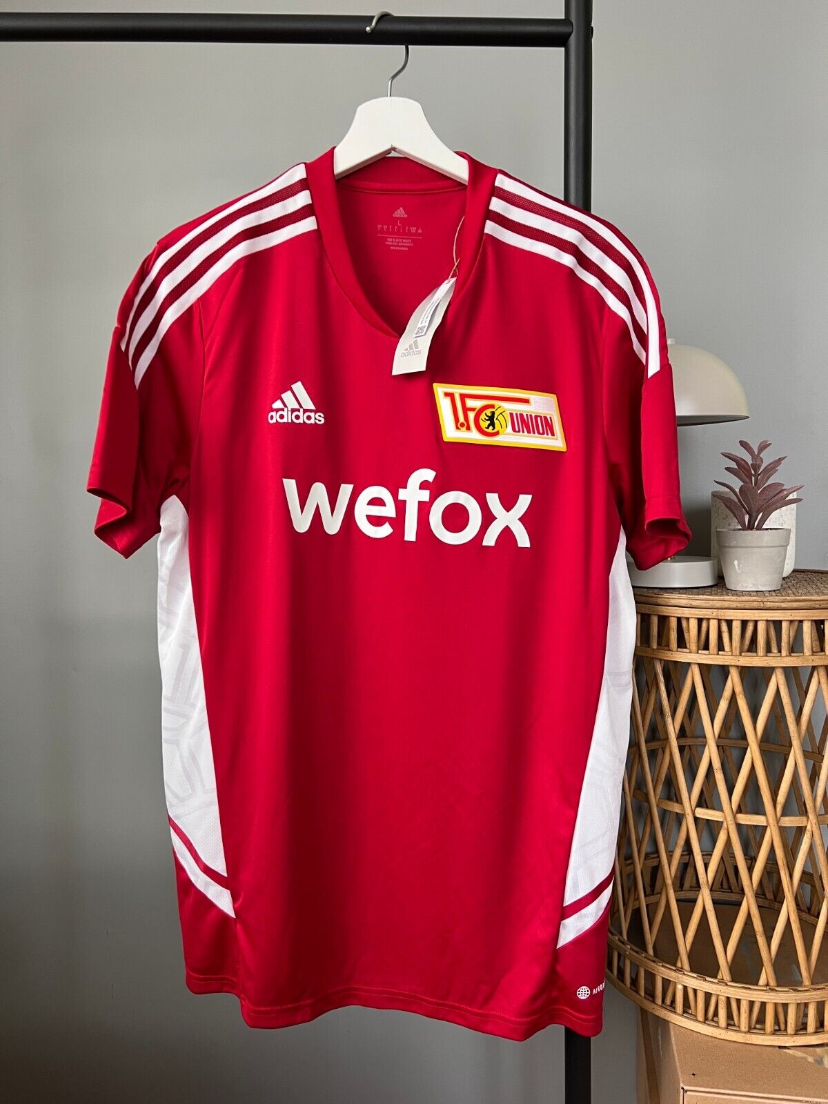 1. FC Union Berlin Jersey Training Soccer Football Shirt Adidas Mens Size L