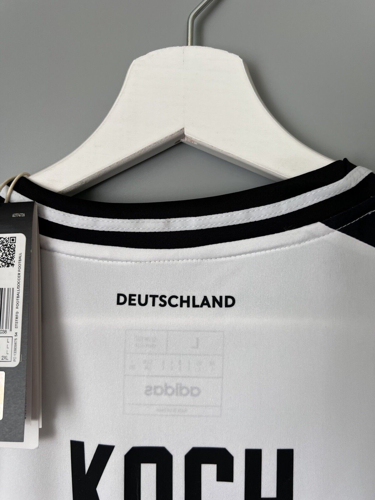 Koch Germany Jersey 2024 Home Soccer Football Shirt Adidas IP8139 Mens Size L