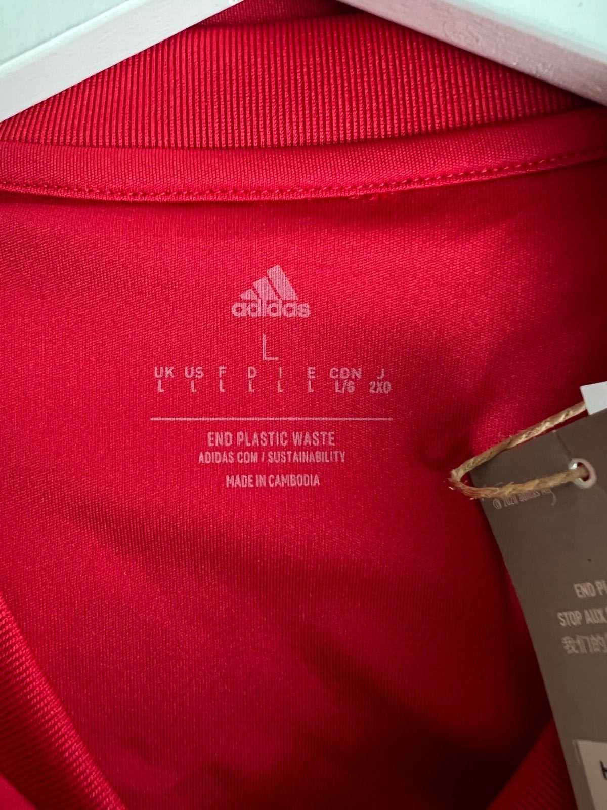 Union Berlin Jersey Training Soccer Football Shirt Adidas Mens Size L