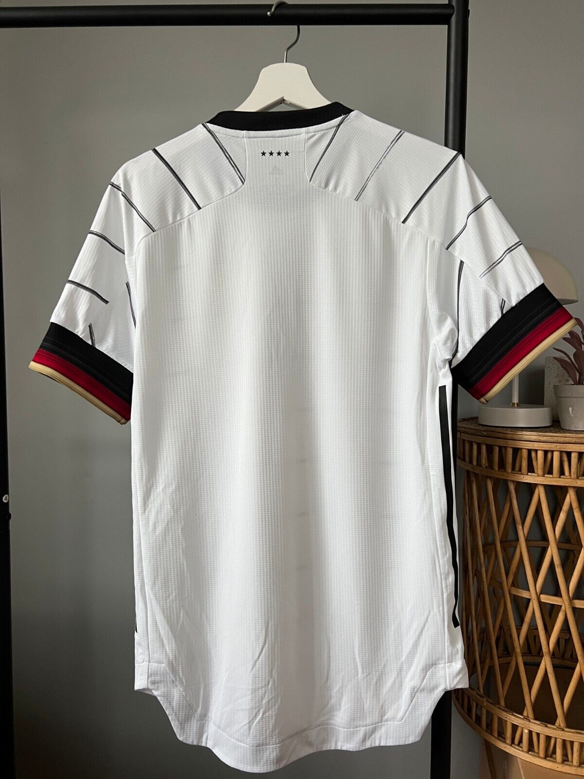 Germany Jersey 2020 Home Authentic Soccer Shirt Adidas EH6104 Mens Size S