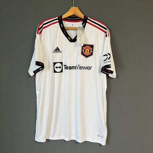 Manchester United Jersey 2022/23 Away Mens Adidas H13880 Football Shirt Size XL