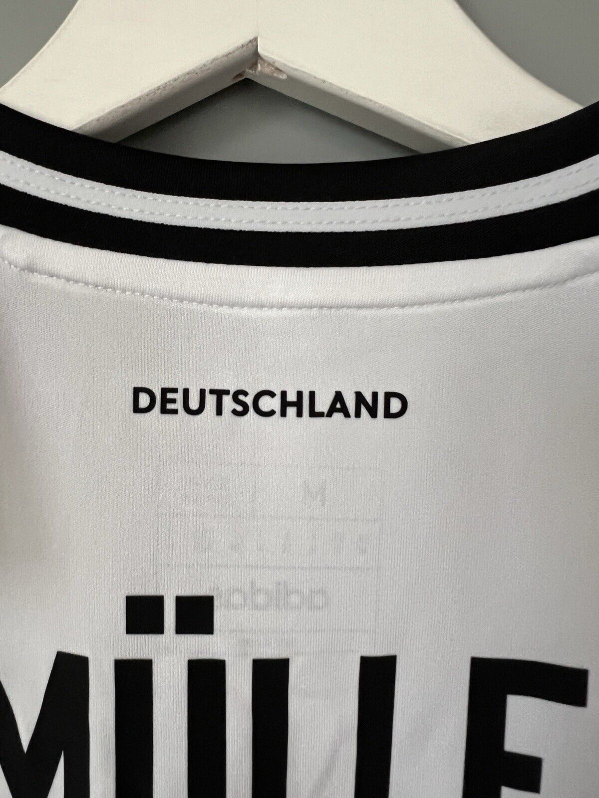 Muller Germany Jersey 2024 Home Soccer Football Shirt Adidas IP8139 Mens Size M