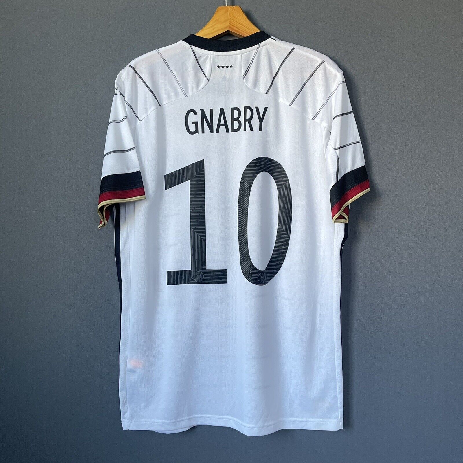 GNABRY GERMANY JERSEY 2021 HOME LARGE MENS FOOTBALL SOCCER TRIKOT ADIDAS EH6105