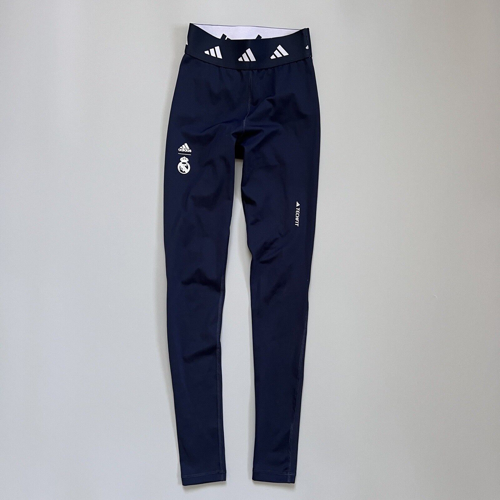 Real Madrid Tights Leggins Size 2XS Women Soccer Football Adidas HD1337