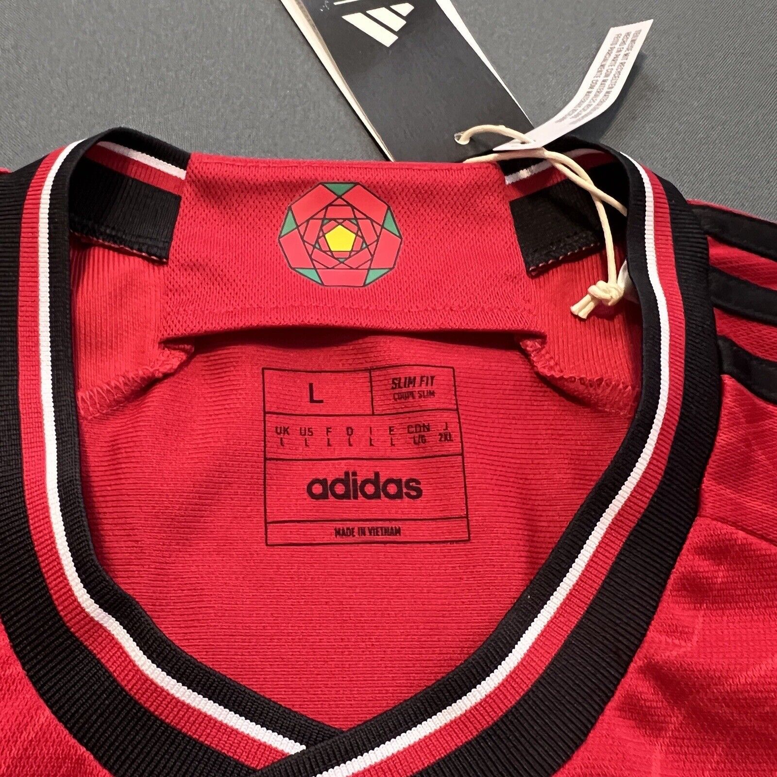 Manchester United Jersey 23/24 Home Mens Soccer Shirt IP1726 Adidas Size L