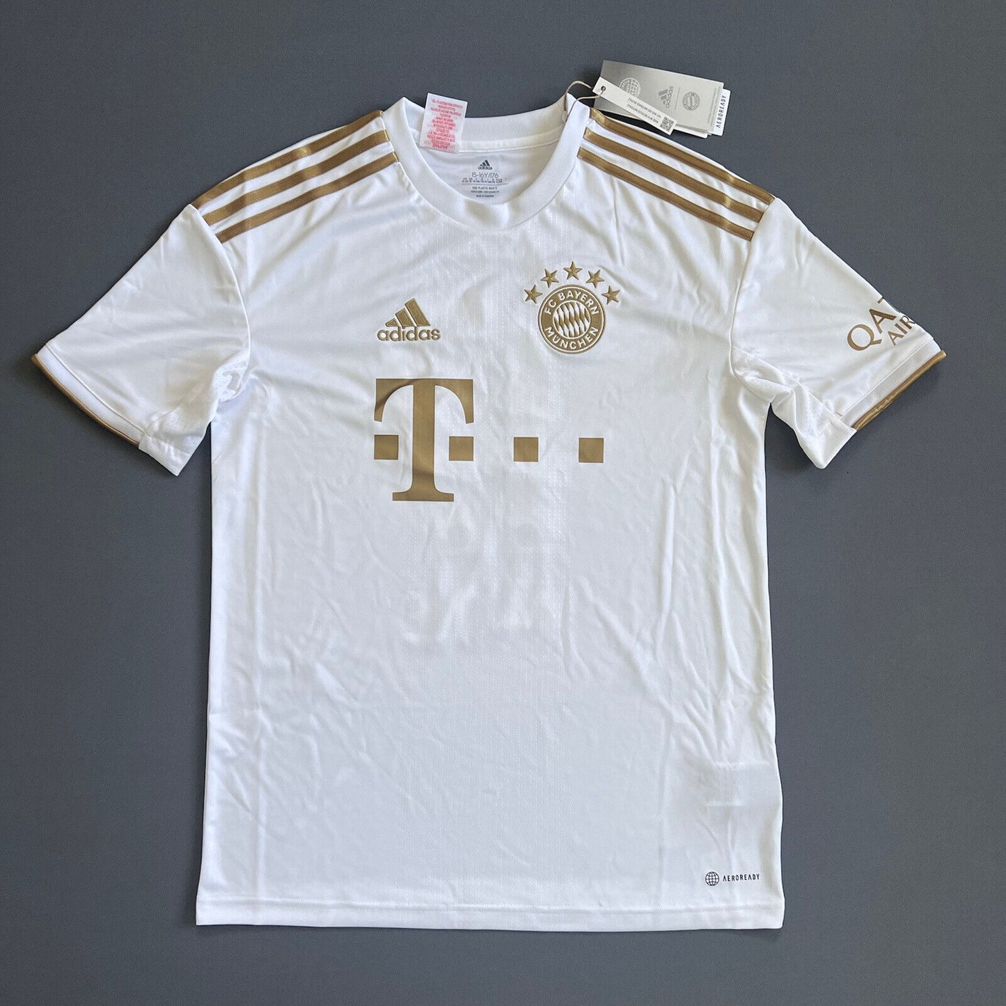 Mane Bayern Munich Jersey 22-23 Away Boys Soccer Shirt Size XL HI3880 Adidas