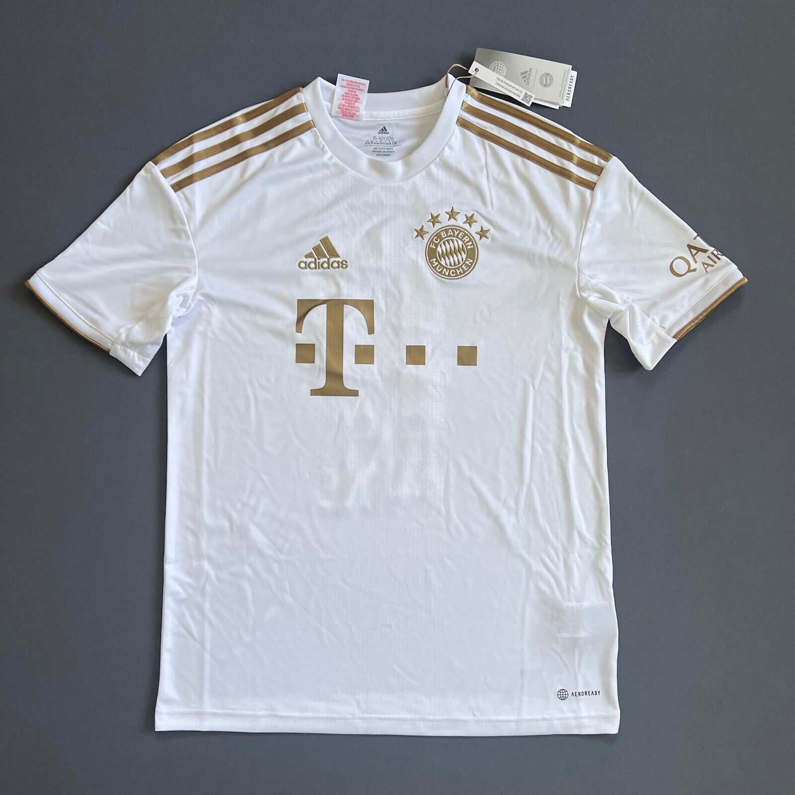Mane Bayern Munich Jersey 22-23 Away Boys Soccer Shirt Size XL HI3880 Adidas
