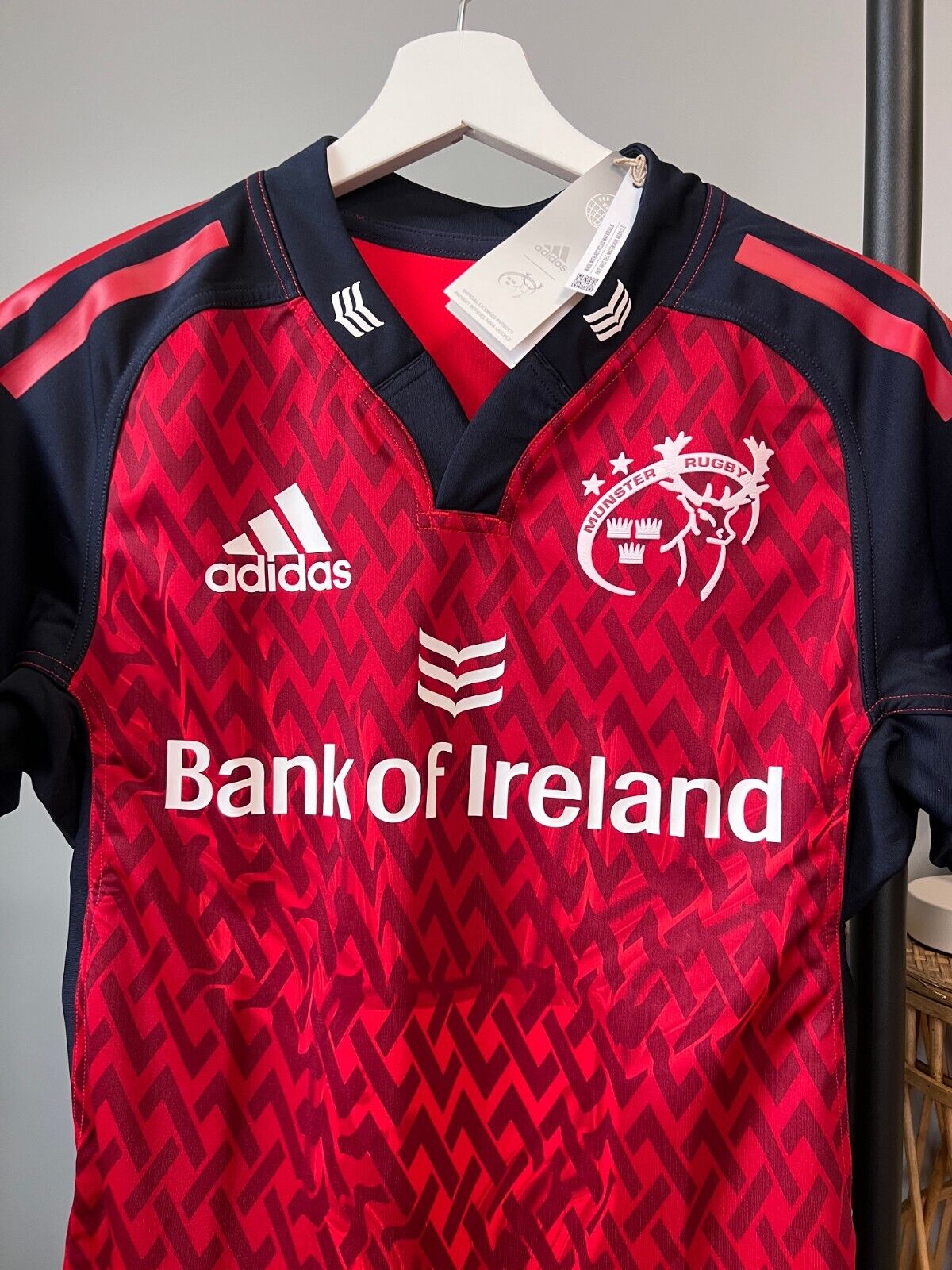 Munster Rugby Jersey 22/23 European Player Issue Adidas Size 6 Mens