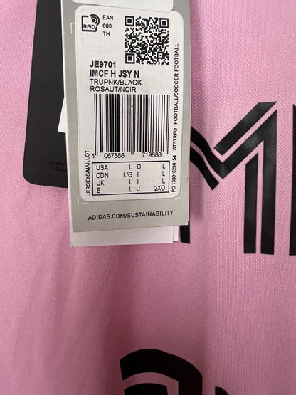 Messi Inter Miami Jersey 22/23 Home Soccer Shirt JE9701 Adidas Mens Size L