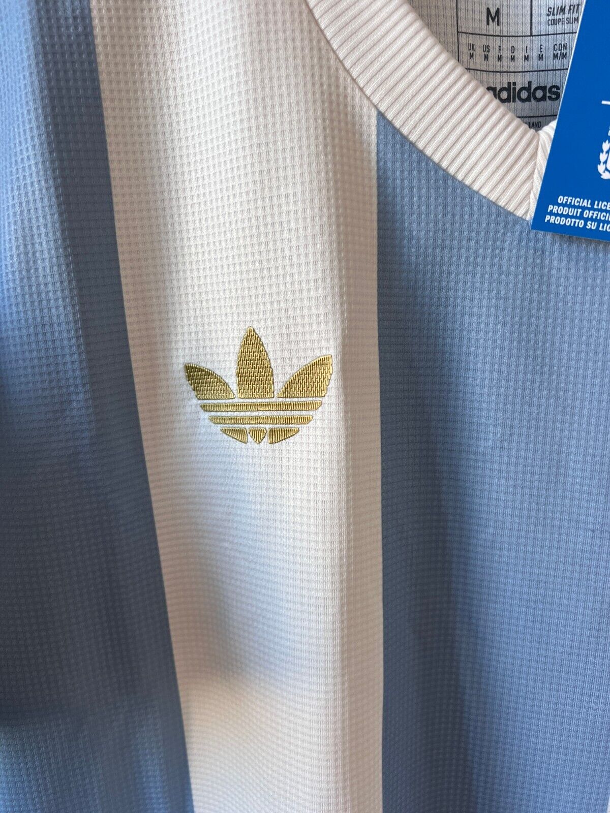 Argentina Jersey Anniversary 2024 Soccer Football Shirt JF2641 Adidas Mens Sz M