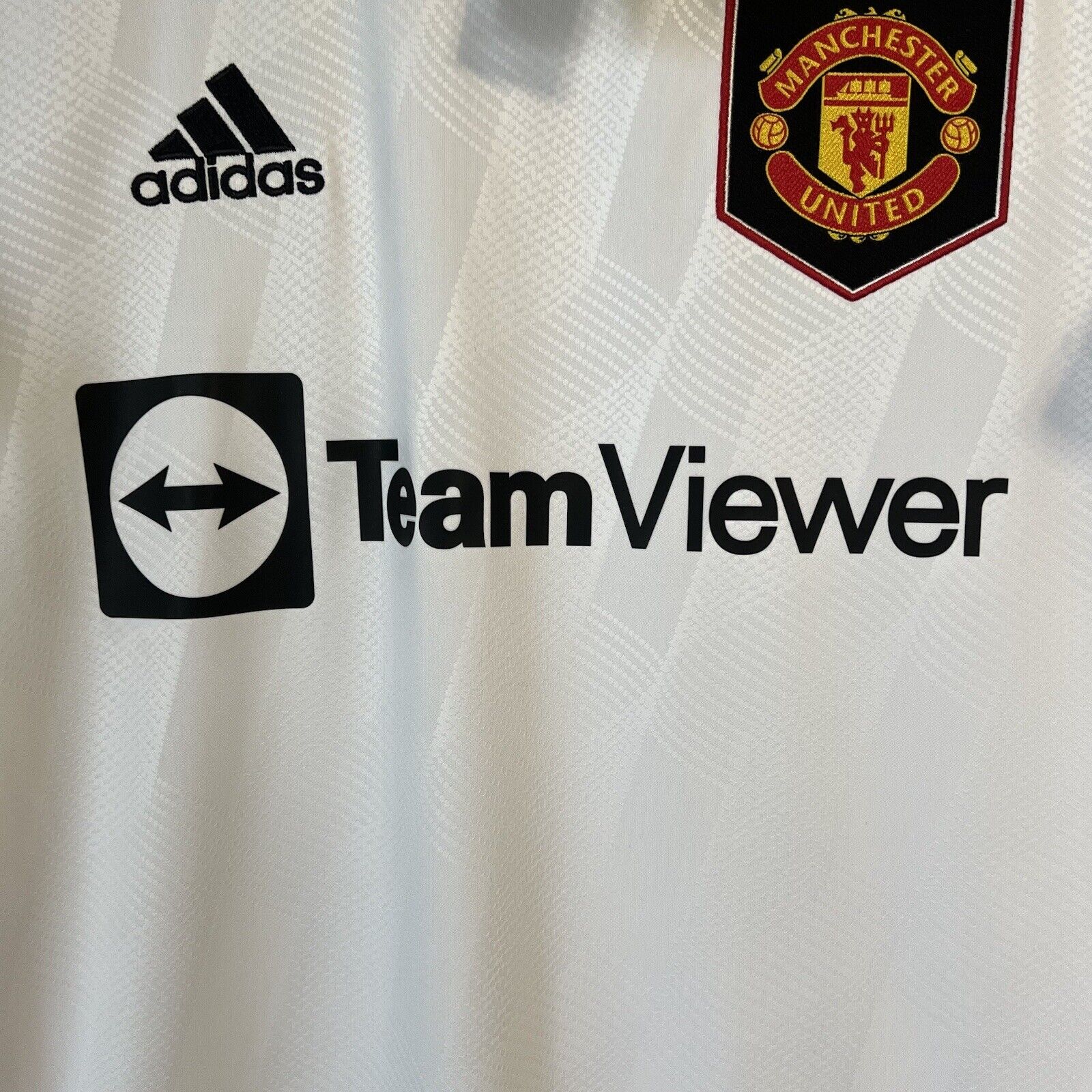 Elanga Manchester United Jersey 2022/23 Away Adidas H13880 Football Shirt Small