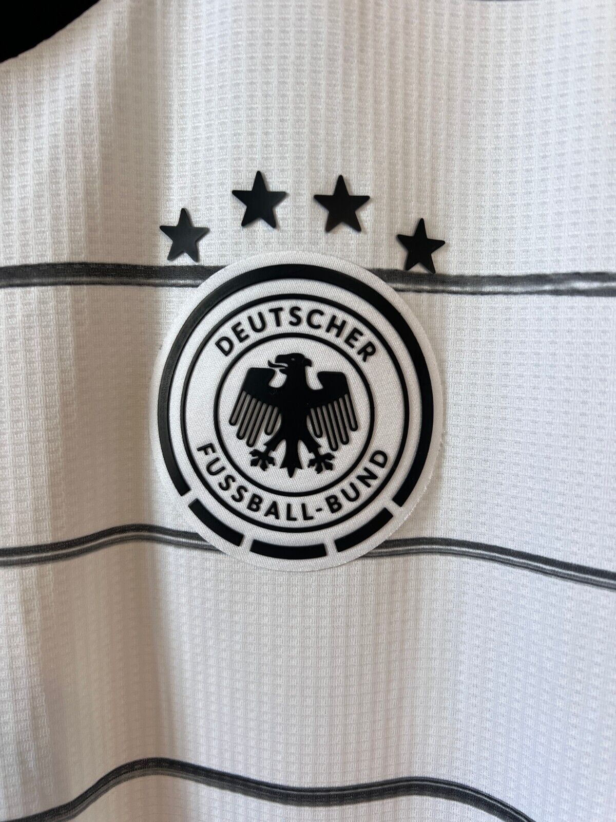 Germany Jersey 2020 Home Authentic Soccer Shirt Adidas EH6104 Mens Size M