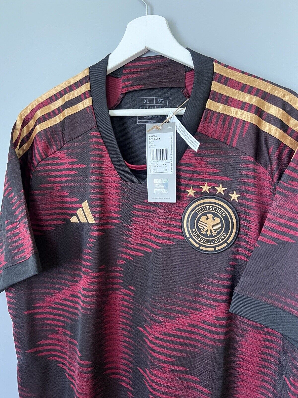 Germany Jersey 2023 Away Football Soccer Shirt HJ9604 Adidas Mens Size XL