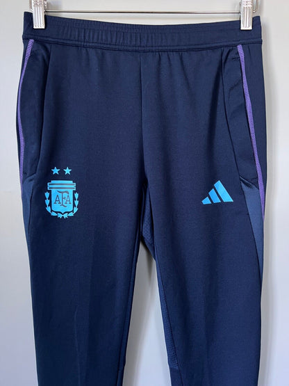 Argentina Tiro 23 Training Pants Blue Football Soccer Adidas HF3914 Mens Size XS