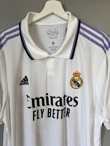 Real Madrid Jersey 22/23 Home Authentic Soccer Shirt HF0292 Adidas Mens Size XXL