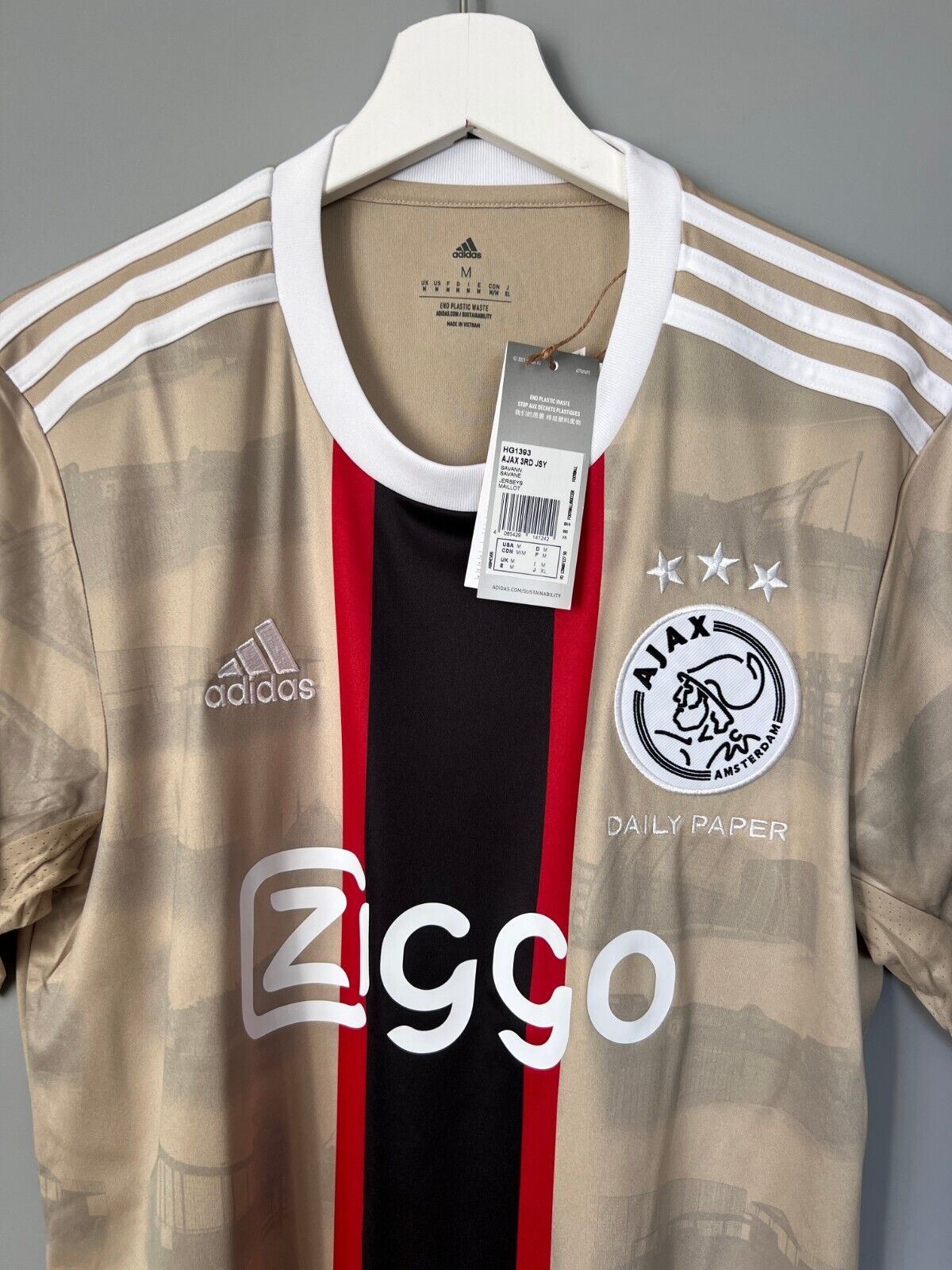 Ajax Amsterdam Jersey 22/23 Third Soccer Shirt Adidas HG1393 Mens Size M