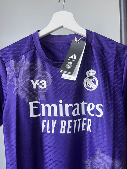 Real Madrid Jersey 23/24 Fourth Soccer Shirt IN4273 Adidas Y-3 Womens Size XS
