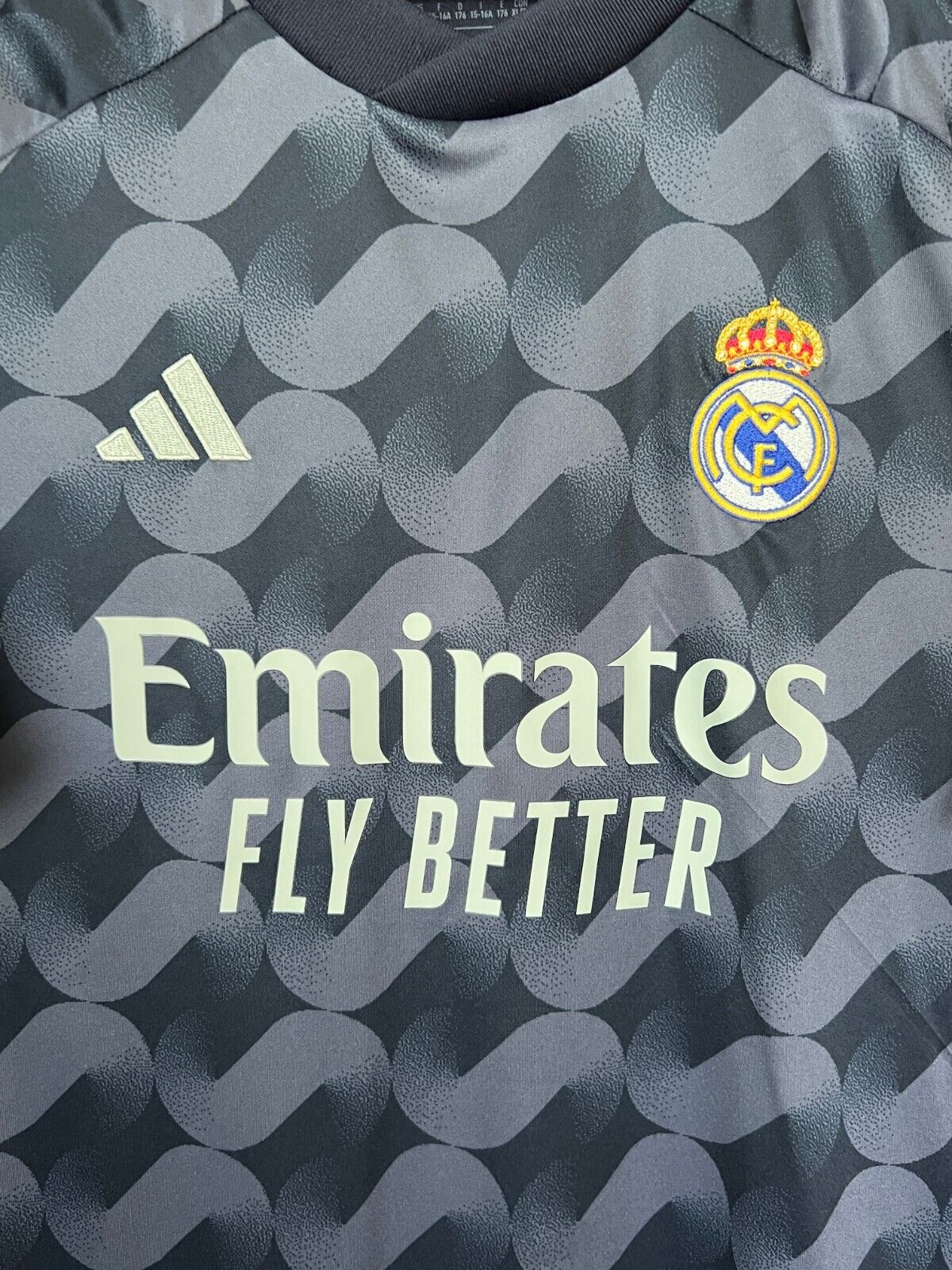 Tchouameni Real Madrid Jersey 23/24 Away Soccer Shirt IB0000 Adidas Boys Size XL