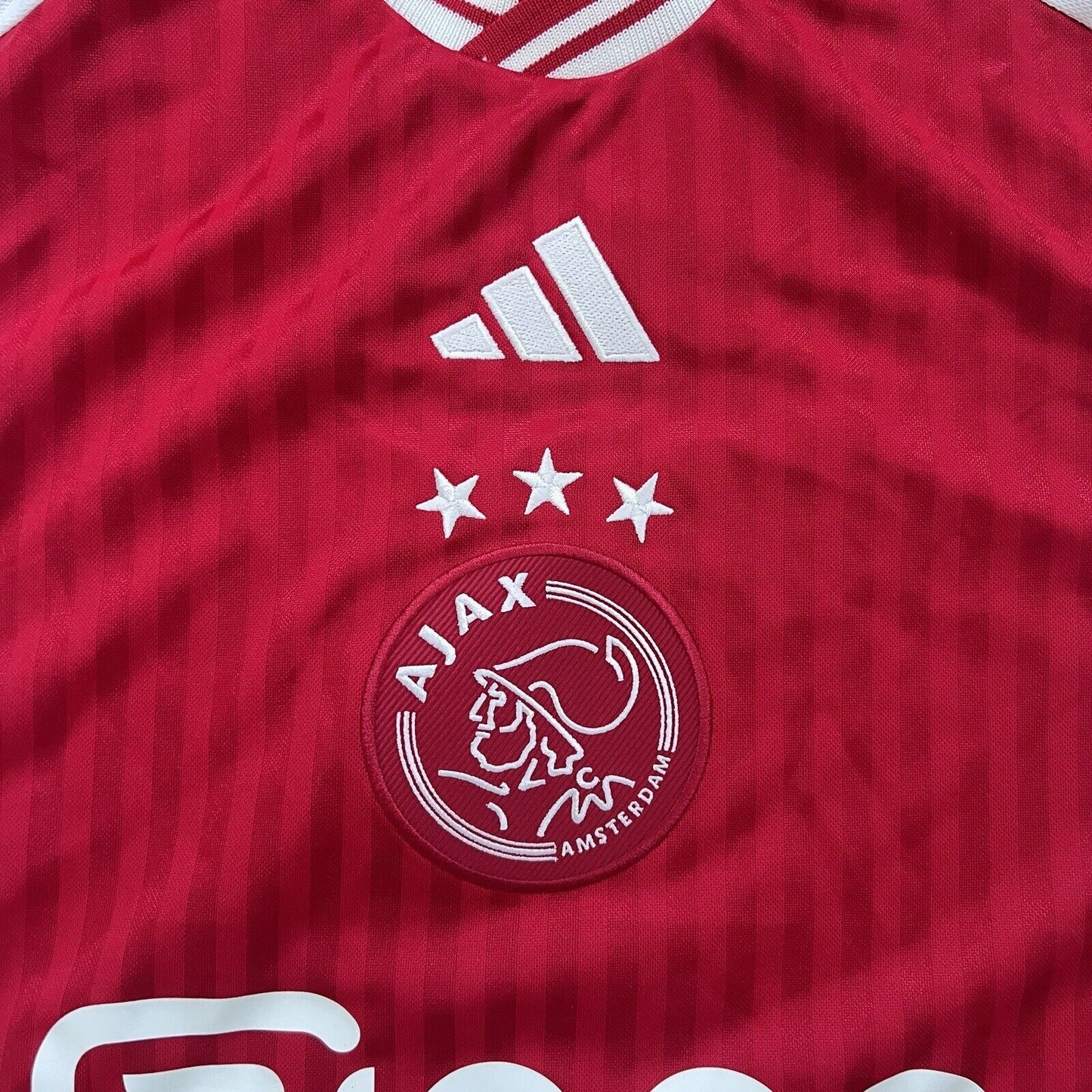 Bergwijn Ajax Amsterdam 23/24 Home Soccer Football Shirt Adidas Boys Size XL