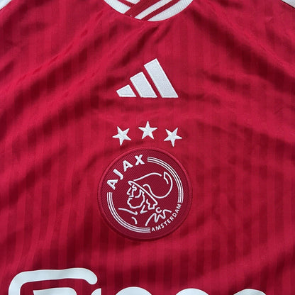 Bergwijn Ajax Amsterdam 23/24 Home Soccer Football Shirt Adidas Boys Size XL