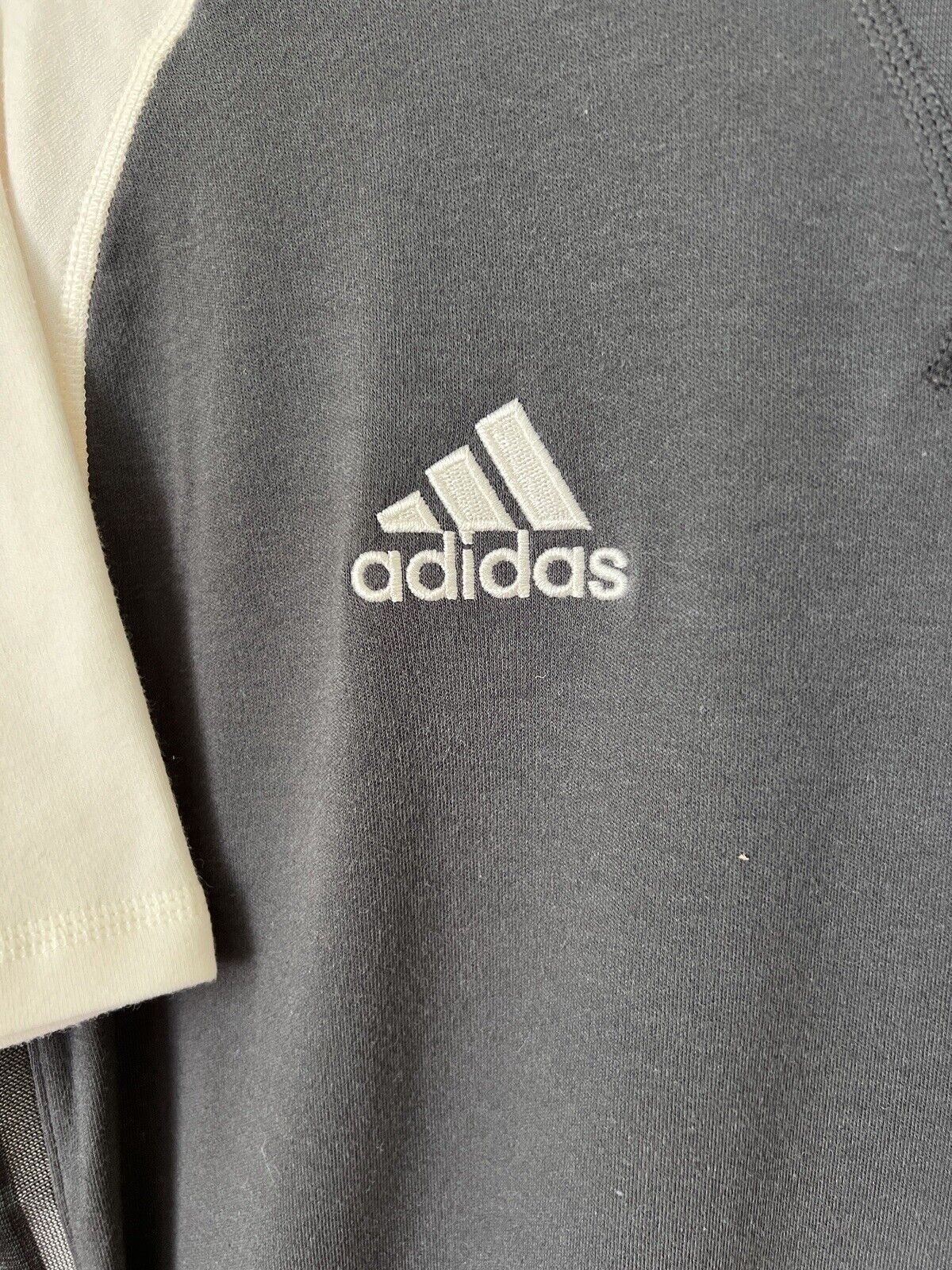 Real Madrid Travel T-Shirt Grey GR4266 Adidas Mens Size M