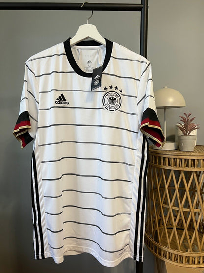 Germany Jersey 2020 Home Soccer Football Shirt Adidas EH6105 Men Size M