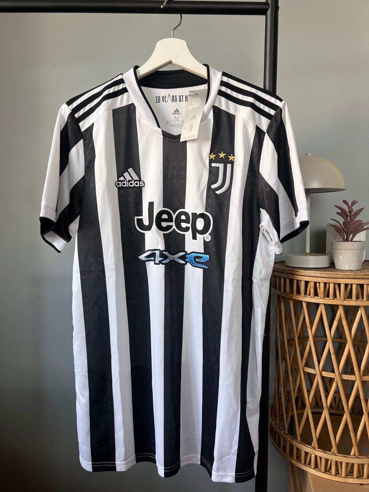 Juventus Jersey 21/22 Home Soccer Football Shirt GS1442 Adidas Mens Size M