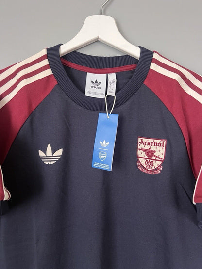ARSENAL JERSEY 24/25 ORIGINALS 3 STRIPES SOCCER FOOTBALL T-SHIRT ADIDAS IY0053