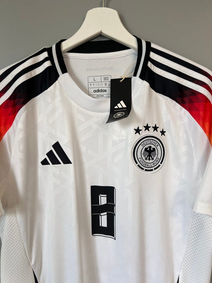 Germany Jersey 2024 Home Soccer Football Shirt Adidas IP8139 Mens Size L