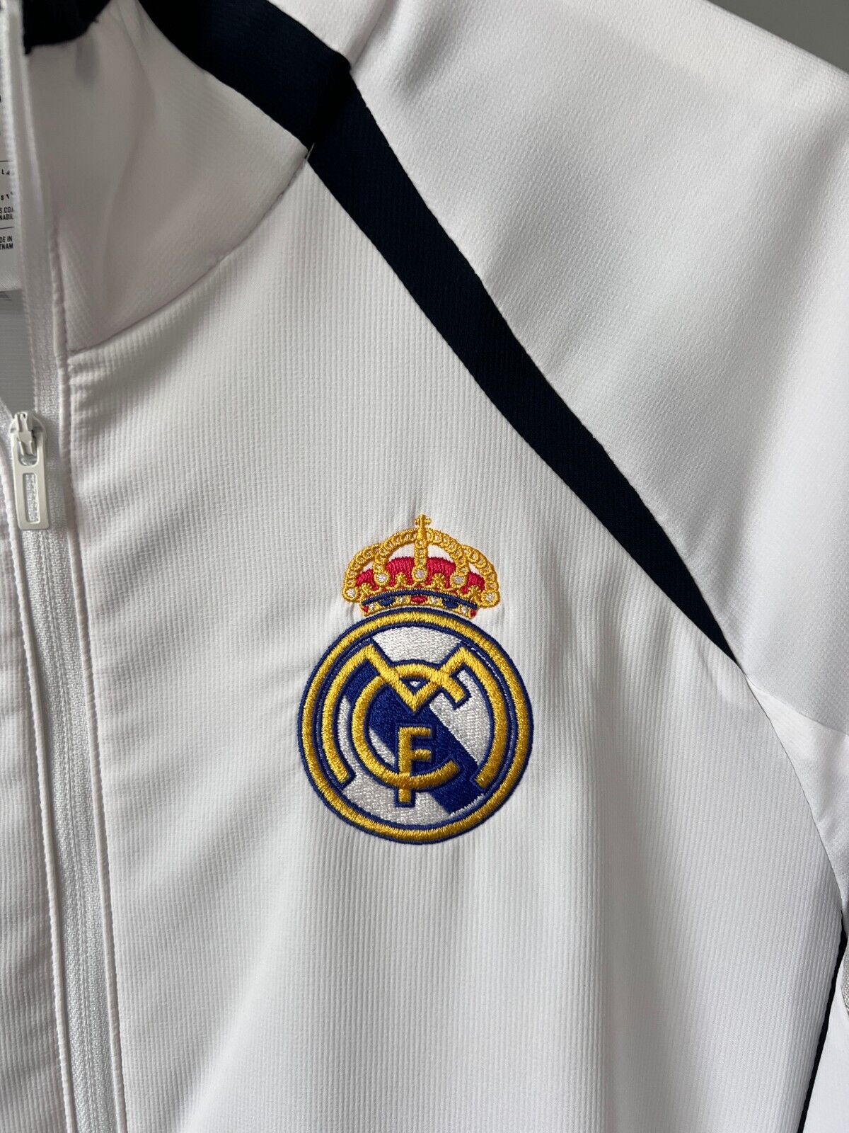 Real Madrid Teamgeist Jacket 2006 x 2021 White Soccer Adidas HA2537 Mens Size M