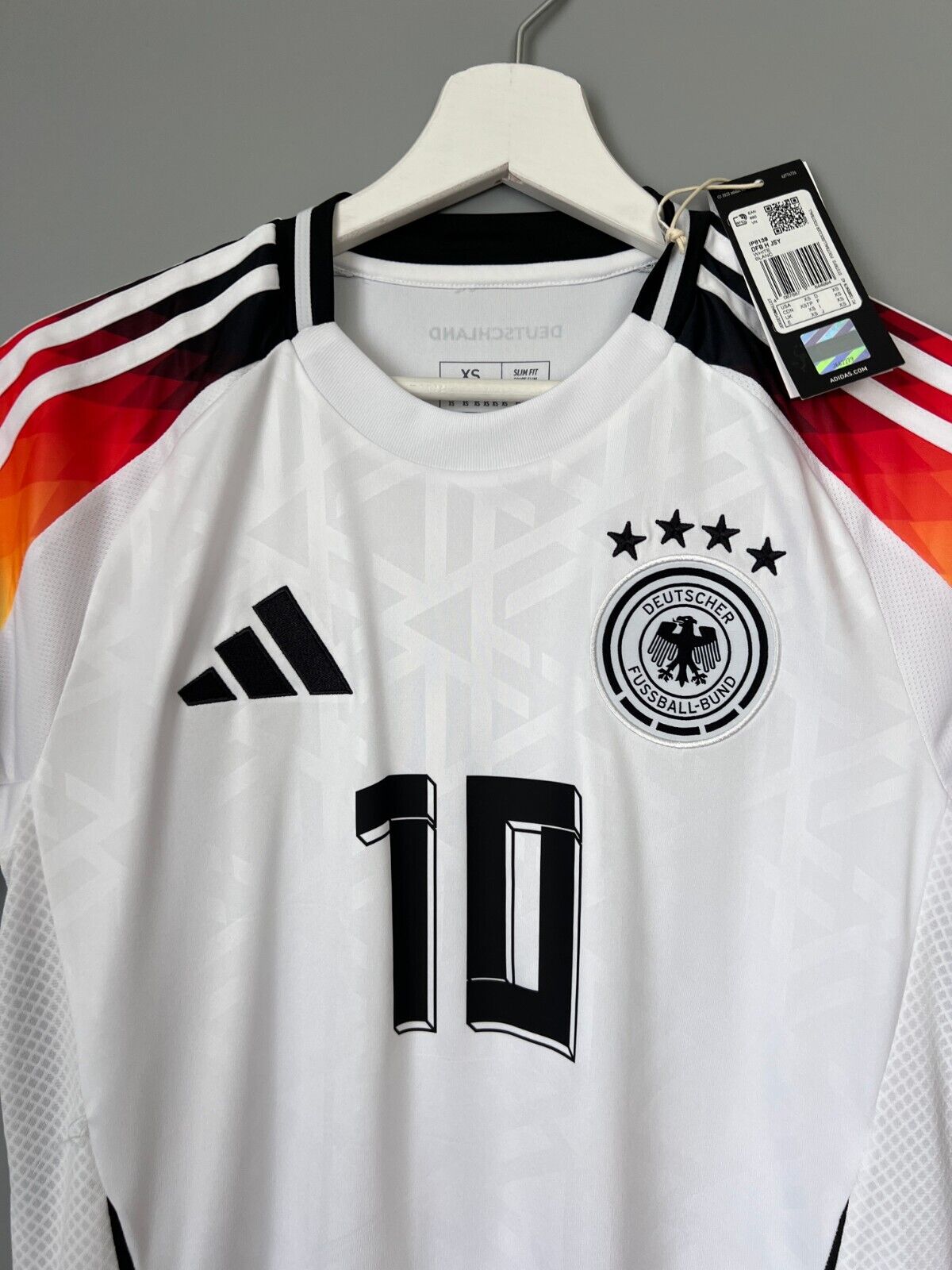 Musiala Germany Jersey 2024 Home Soccer Football Shirt Adidas IP8139 Men Size XS
