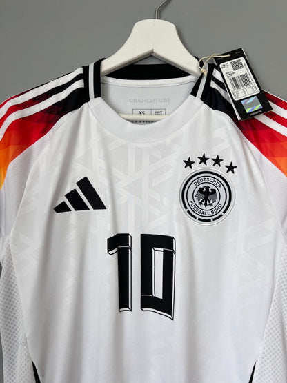 Musiala Germany Jersey 2024 Home Soccer Football Shirt Adidas IP8139 Men Size XS