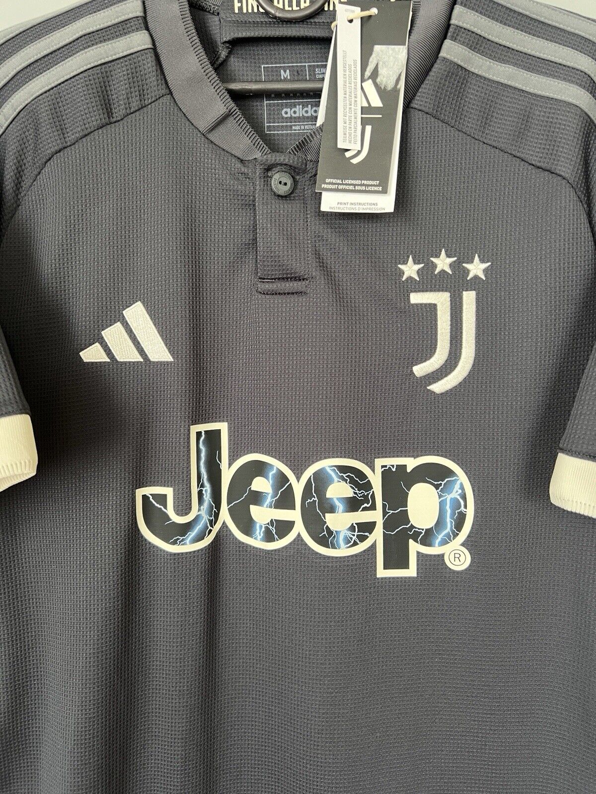 Juventus Jersey 23/24 Third Football Soccer Shirt HR8250 Adidas Mens Size M