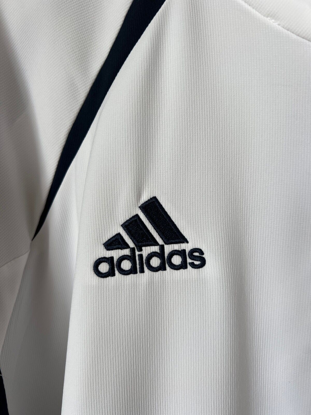 Real Madrid Teamgeist Jacket 2006x2021 White Soccer Adidas HA2537 Mens Size 2XL