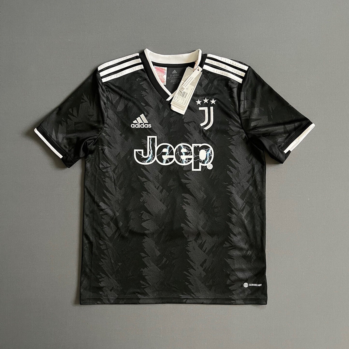 Di Maria Juventus Jersey 2022-23 Away L 13-14Y Boys Football Shirt HI5942 Adidas