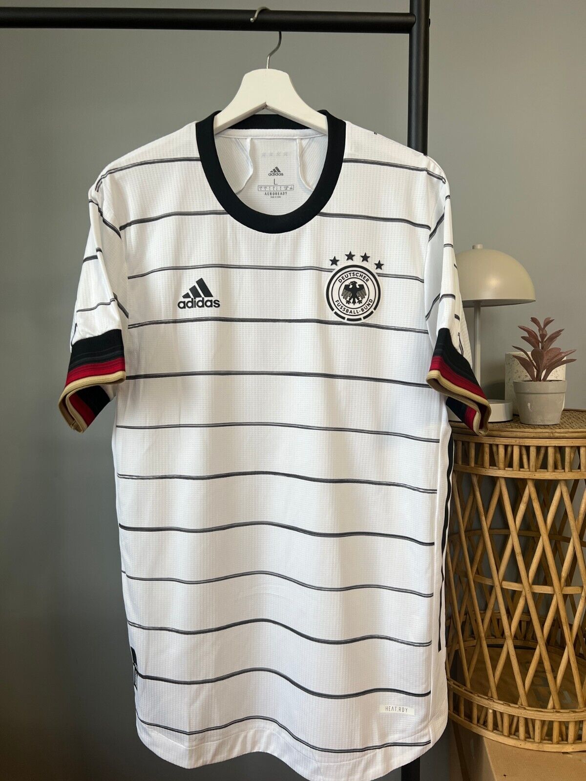 Germany Jersey 2020 Home Player Issue Football Shirt Adidas EH6104 Mens Size L