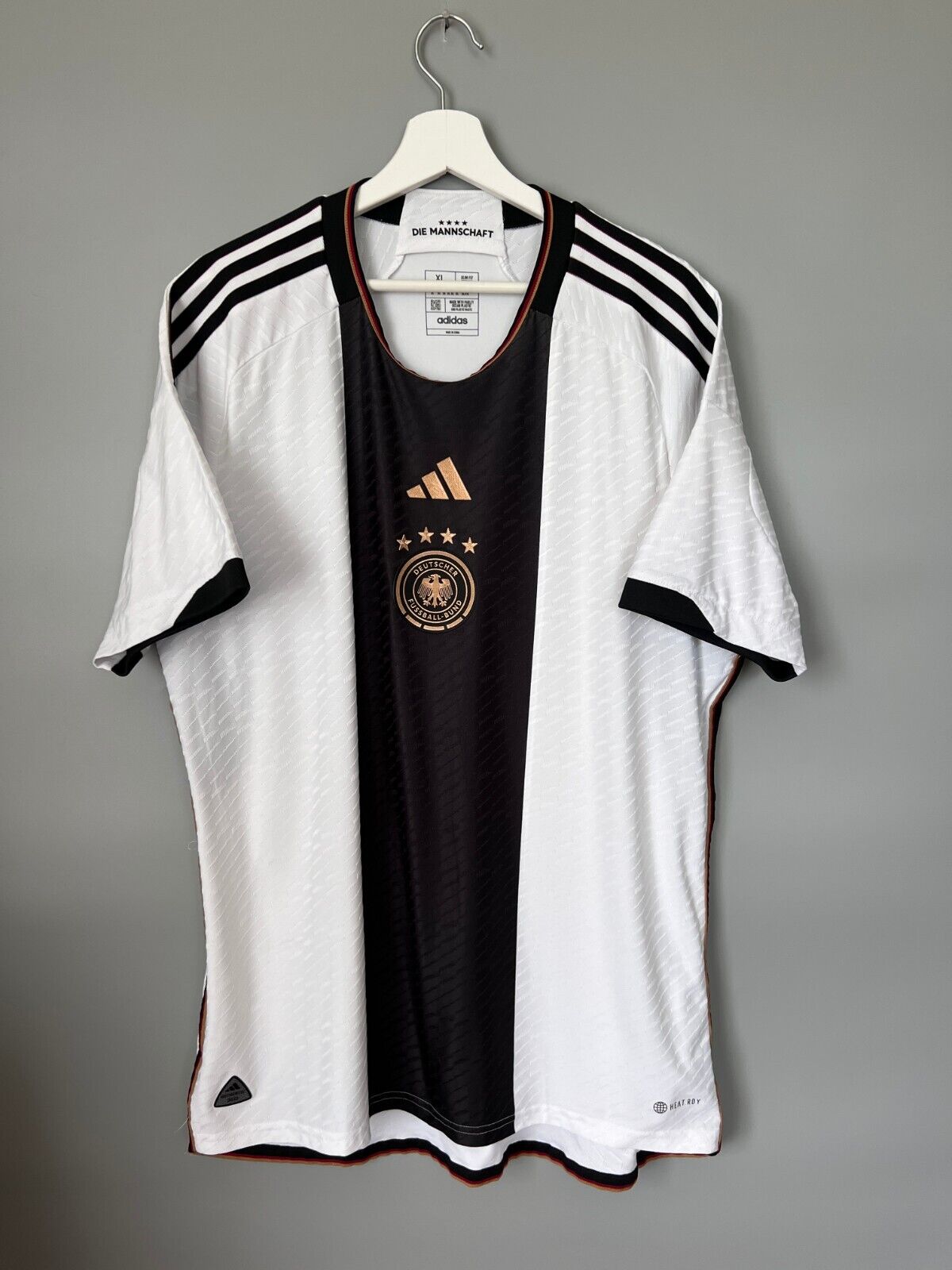 Germany Jersey 2023 Home Authentic Football Shirt Adidas HF1693 Mens Size XL