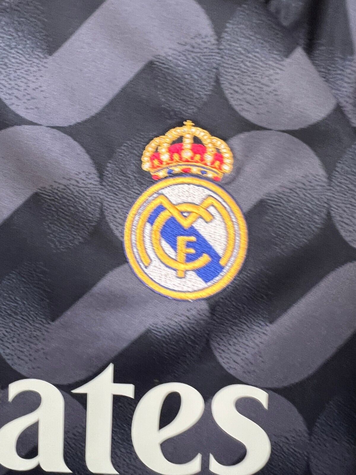 Real Madrid Jersey 23/24 Away Soccer Football Shirt IB0000 Adidas Boys Size S