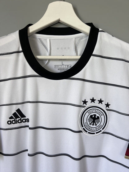 Germany Jersey 2020 Home Soccer Football Shirt Adidas DFB EH6105 Mens Size L